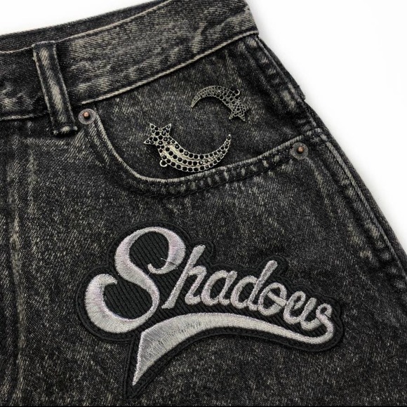 Marc Jacobs Embellished Denim Mini Skirt - RARE Size 27 - Picture 3 of 15